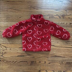 Zara Heart Sherpa Jacket